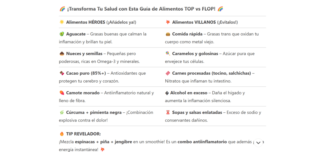 alt="tabla de alimentos saludables"